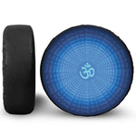 Spiritual Om Sign Print Tire Cover