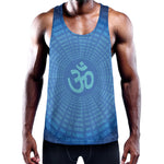 Spiritual Om Sign Print Training Tank Top
