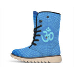 Spiritual Om Sign Print Winter Boots