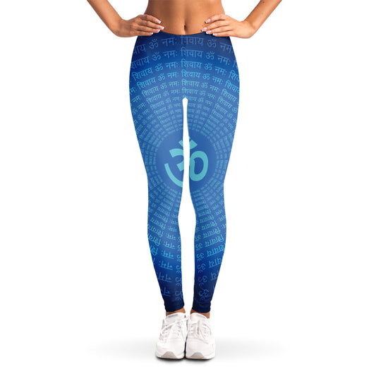 Spiritual Om Sign Print Women's Leggings