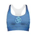Spiritual Om Sign Print Women's Sports Bra