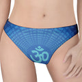 Spiritual Om Sign Print Women's Thong