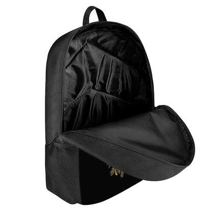 Spiritual Owl With Dreamcatcher Print 17 Inch Backpack