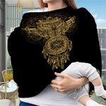 Spiritual Owl With Dreamcatcher Print Baby Seat Cover