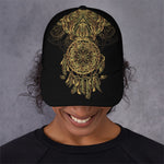 Spiritual Owl With Dreamcatcher Print Baseball Cap
