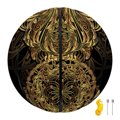 Spiritual Owl With Dreamcatcher Print Basketball