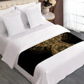 Spiritual Owl With Dreamcatcher Print Bed Runner