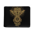 Spiritual Owl With Dreamcatcher Print Bifold Wallet
