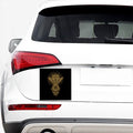 Spiritual Owl With Dreamcatcher Print Car Sticker