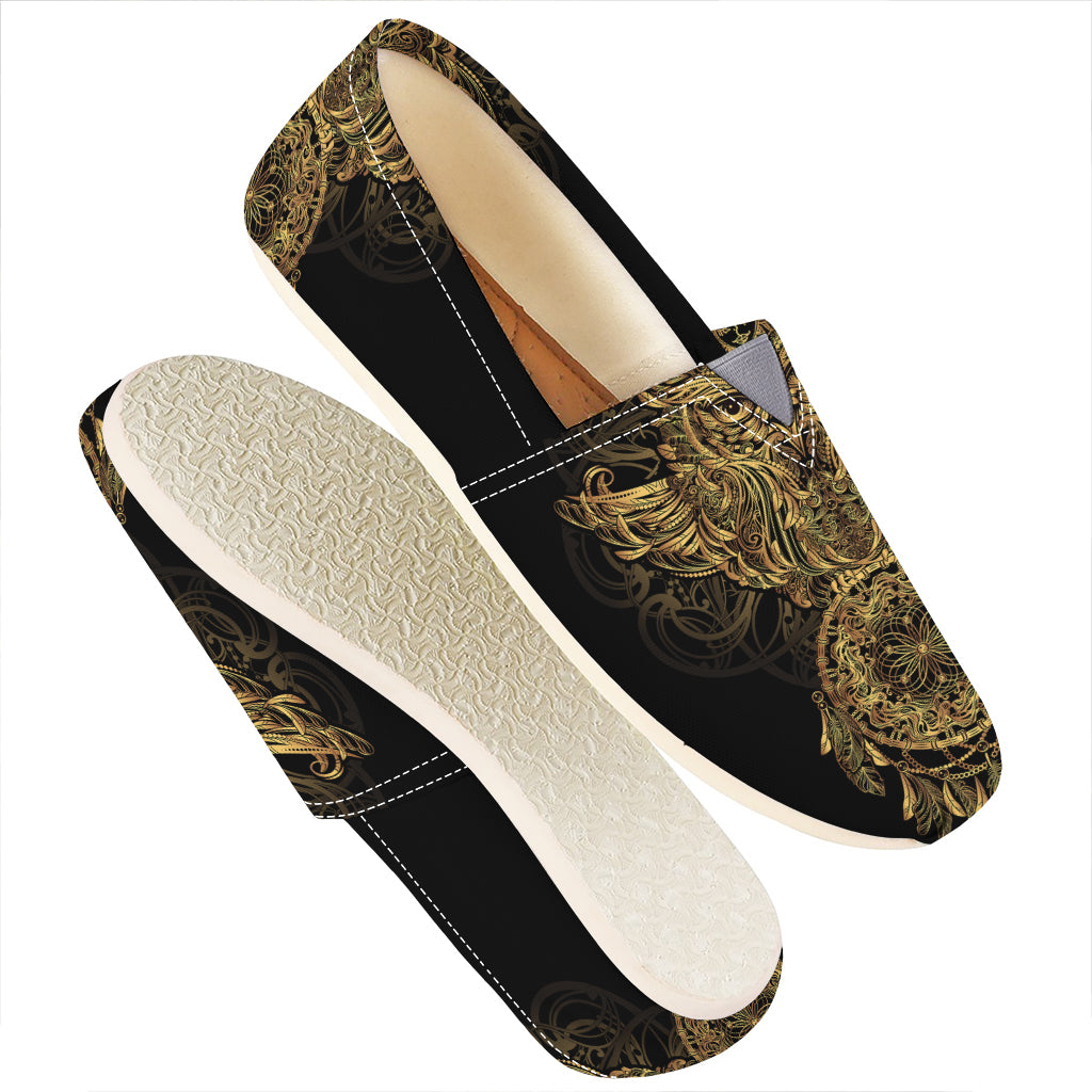 Spiritual Owl With Dreamcatcher Print Casual Shoes