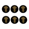 Spiritual Owl With Dreamcatcher Print Coaster Set
