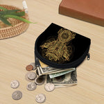 Spiritual Owl With Dreamcatcher Print Coin Purse