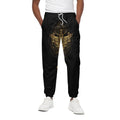 Spiritual Owl With Dreamcatcher Print Cotton Sweatpants