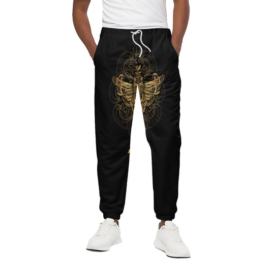 Spiritual Owl With Dreamcatcher Print Cotton Pants
