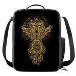 Spiritual Owl With Dreamcatcher Print Crossbody Lunch Bag