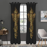 Spiritual Owl With Dreamcatcher Print Curtain
