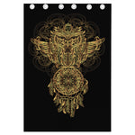 Spiritual Owl With Dreamcatcher Print Curtain