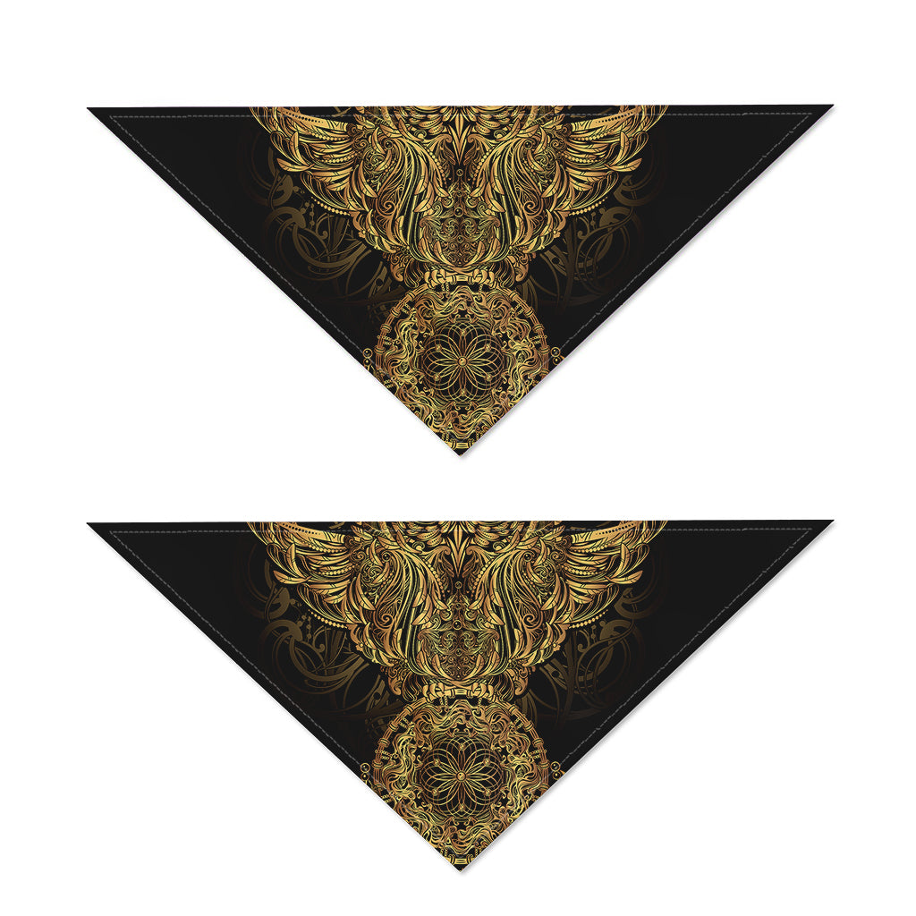 Spiritual Owl With Dreamcatcher Print Dog Bandana