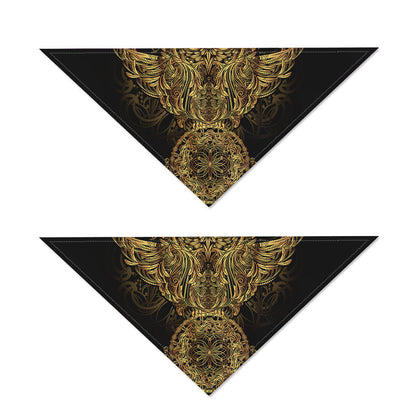 Spiritual Owl With Dreamcatcher Print Dog Bandana