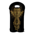Spiritual Owl With Dreamcatcher Print Double Neoprene Wine Tote