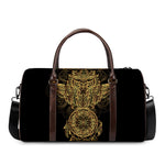 Spiritual Owl With Dreamcatcher Print Duffle Bag