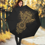 Spiritual Owl With Dreamcatcher Print Foldable Umbrella