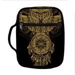 Spiritual Owl With Dreamcatcher Print Front Pocket Bible Bag