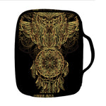 Spiritual Owl With Dreamcatcher Print Front Pocket Bible Bag