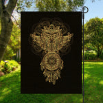 Spiritual Owl With Dreamcatcher Print Garden Flag