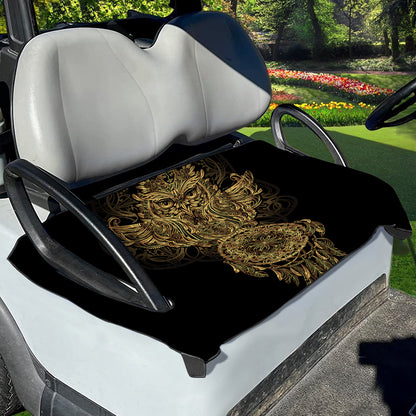 Spiritual Owl With Dreamcatcher Print Golf Cart Seat Cover