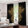 Spiritual Owl With Dreamcatcher Print Grommet Curtains