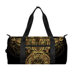 Spiritual Owl With Dreamcatcher Print Gym Bag