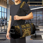 Spiritual Owl With Dreamcatcher Print Gym Bag