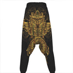 Spiritual Owl With Dreamcatcher Print Hammer Pants
