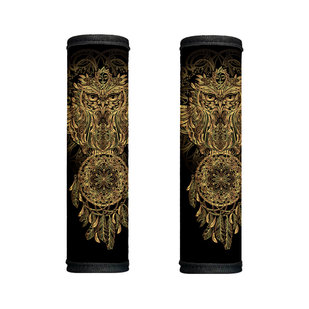 Spiritual Owl With Dreamcatcher Print Handle Covers
