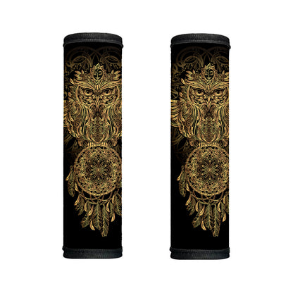 Spiritual Owl With Dreamcatcher Print Handle Covers