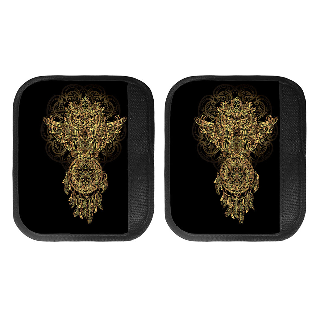 Spiritual Owl With Dreamcatcher Print Handle Covers