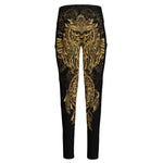 Spiritual Owl With Dreamcatcher Print High-Waisted Pocket Leggings