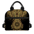 Spiritual Owl With Dreamcatcher Print Insulated Lunch Bag