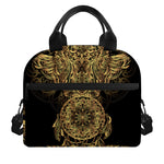 Spiritual Owl With Dreamcatcher Print Insulated Lunch Bag