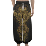 Spiritual Owl With Dreamcatcher Print Lantern Pants