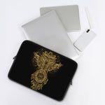Spiritual Owl With Dreamcatcher Print Laptop Sleeve