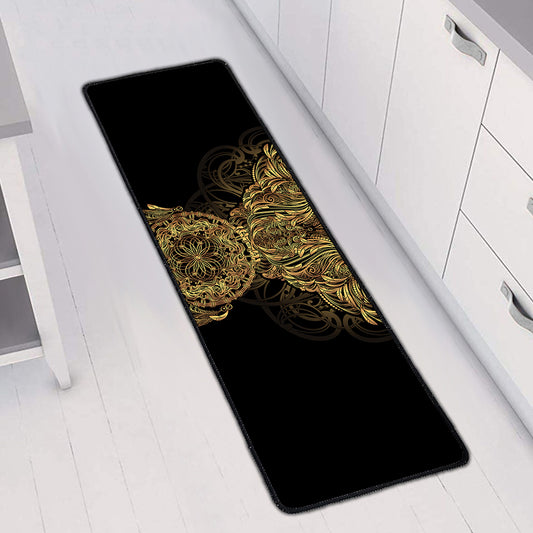 Spiritual Owl With Dreamcatcher Print Long Kitchen Mat