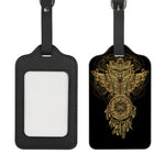 Spiritual Owl With Dreamcatcher Print Luggage Tag