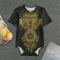 Spiritual Owl With Dreamcatcher Print Men's Bodysuit