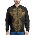 Spiritual Owl With Dreamcatcher Print Men's Bomber Jacket