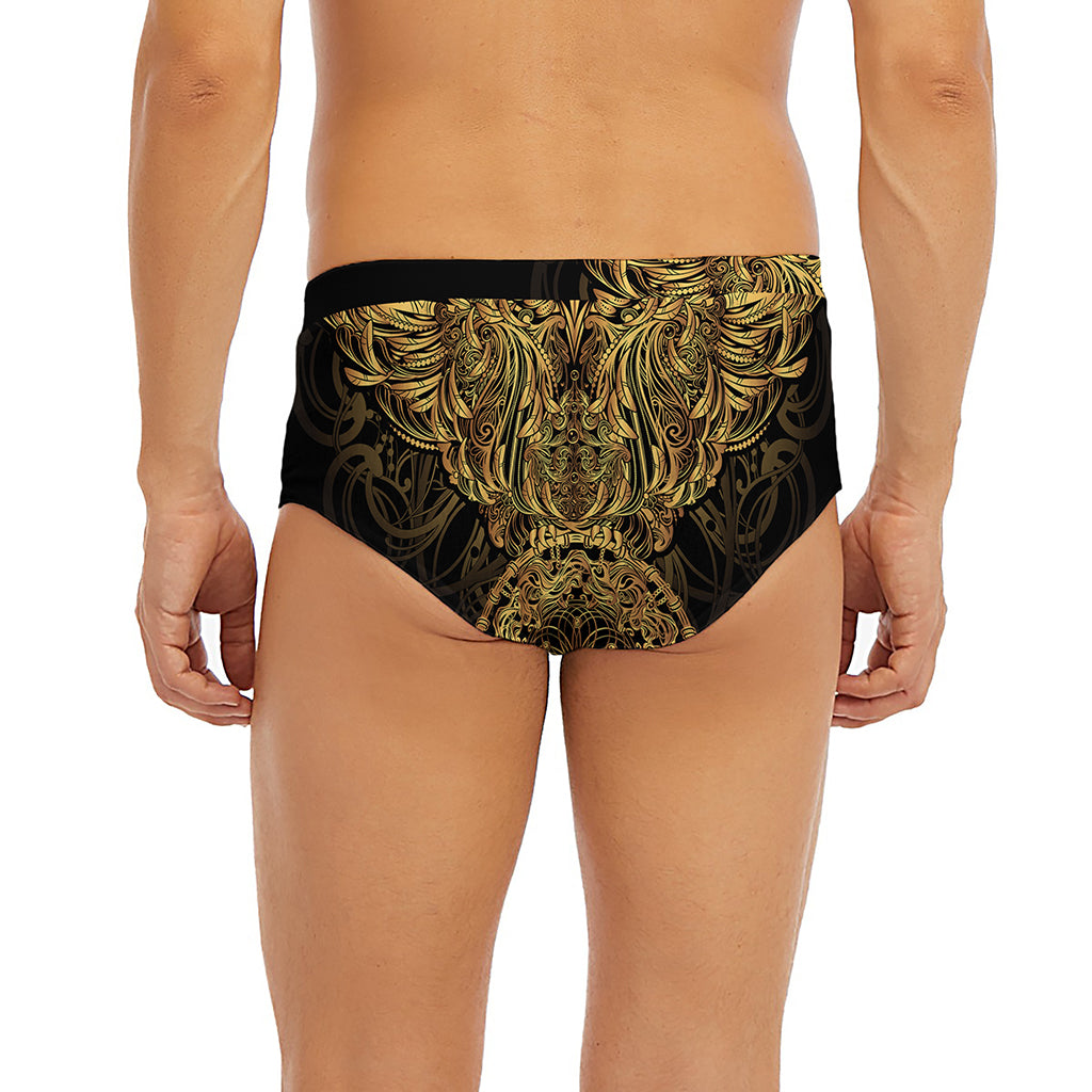 Spiritual Owl With Dreamcatcher Print Men's Briefs