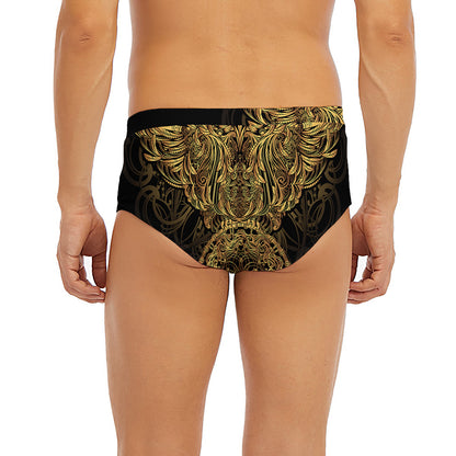 Spiritual Owl With Dreamcatcher Print Men's Briefs