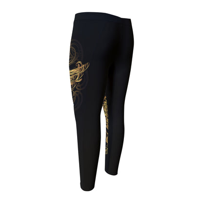 Spiritual Owl With Dreamcatcher Print Men's Compression Pants