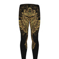 Spiritual Owl With Dreamcatcher Print Men's Leggings